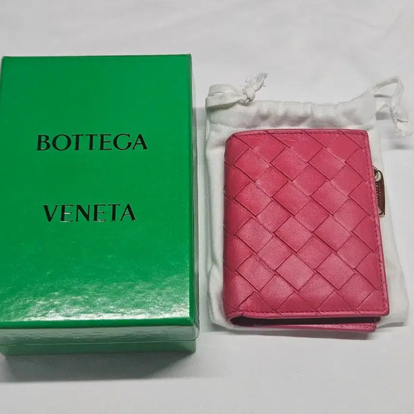 [BUNJANG] Bottega Veneta Wallet Pink / 정품 보테가베네타 지갑 핑크