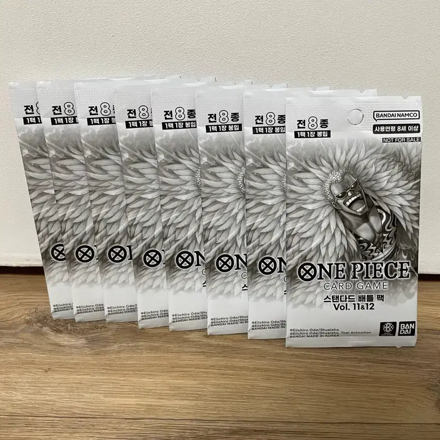 [BUNJANG] One Piece Card Game Standard Battle Pack Vol. 11 & 12 Bundle Set (8 Cards) / 원피스 카드게임 스탠다드 배틀팩 Vol.11&12 일괄 8장