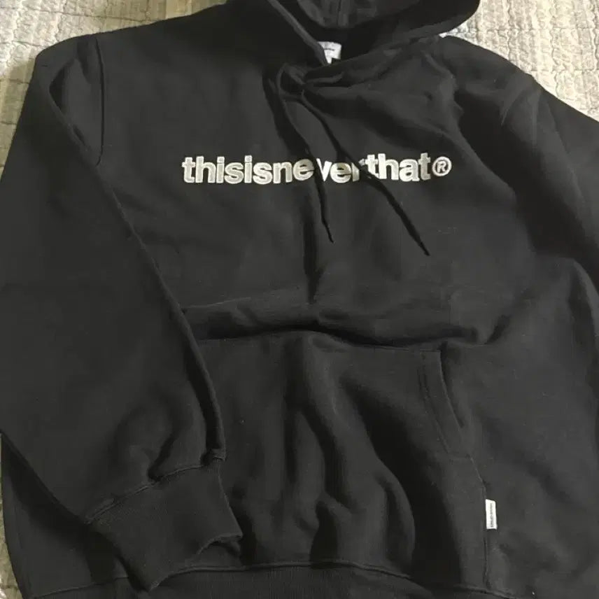 [BUNJANG] thisisneverthat Hoodie Black L / 디스이즈네버댓 후드티 L 블랙