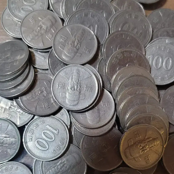 [BUNJANG] 1985 100 Won Coin Bundle (70 pcs) / 동전 사용제 1985년 100원 70개