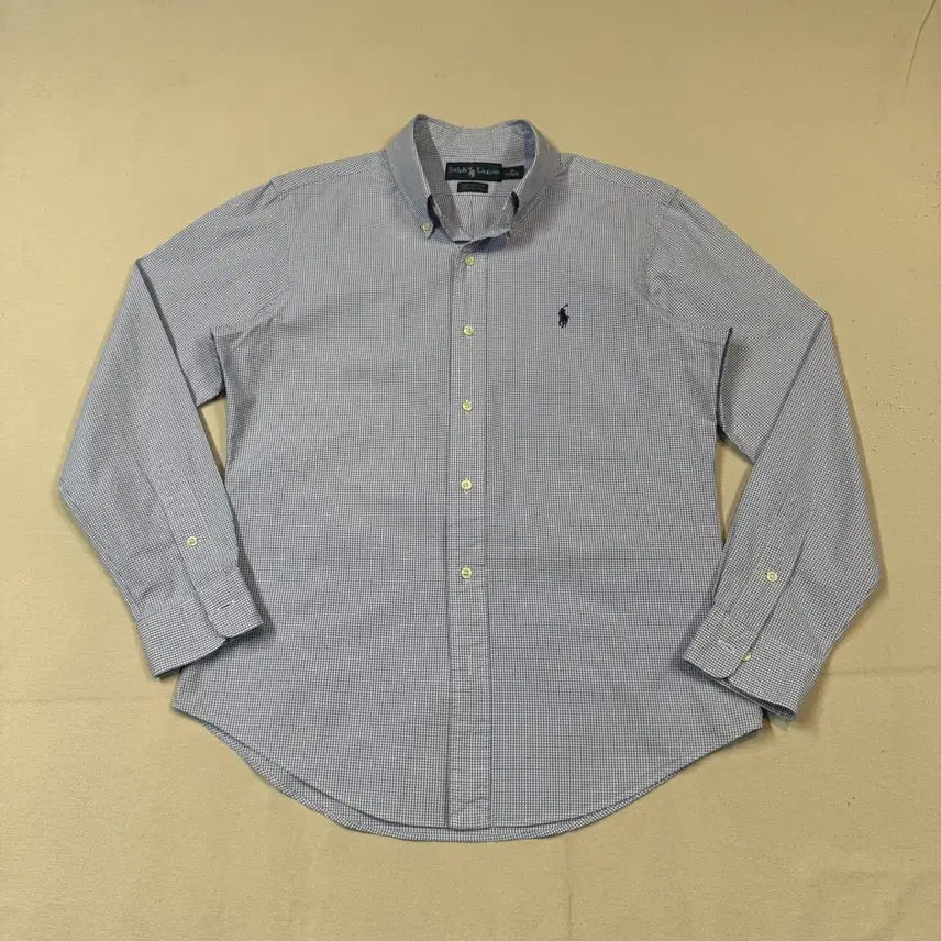 [BUNJANG] Polo Ralph Lauren Custom Fit Gingham Check Button-Down Shirt Size S / S) 폴로 랄프로렌 커스텀핏 깅엄체크 버튼다운 셔츠 F86