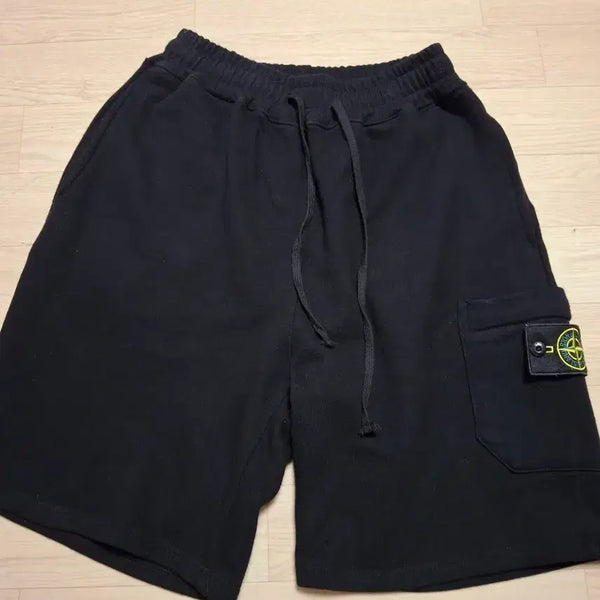 [BUNJANG] Stone Island Cargo Shorts Black / 스톤아일랜드 카고 반바지 블랙