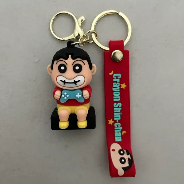 [BUNJANG] Crayon Shin-chan Gamer Keyring New / 게임하는 짱구 키링 새상품
