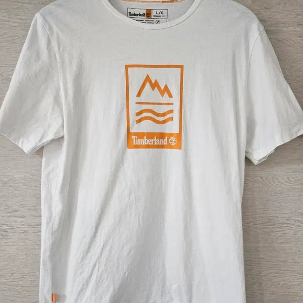 [BUNJANG] Timberland T-Shirt White L / 팀버랜드 반팔티 화이트 L