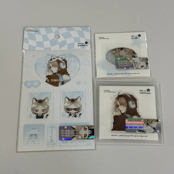 [BUNJANG] Haikyuu!! Nekoma Kenma Sticker / 하이큐 노챠님 켄마 스티커