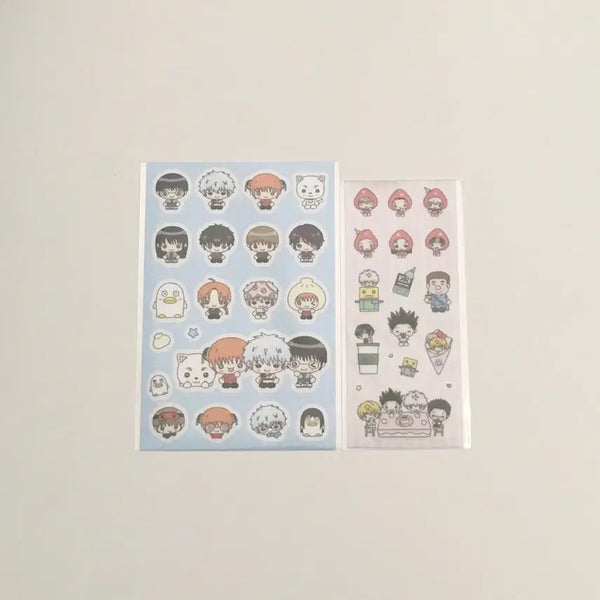[BUNJANG] Hunter x Hunter / Gintama Koya Original Sticker Set / 헌터헌터 헌헌 은혼 코야님 비공굿 스티커 통판 세트