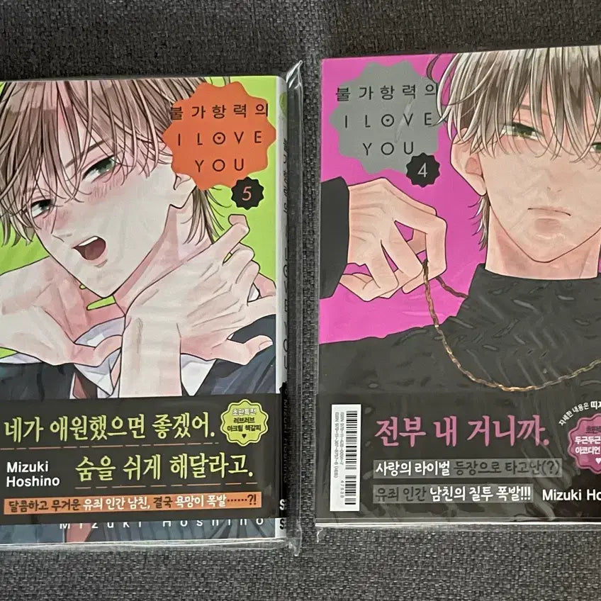[BUNJANG] Bulgahangnyeok (Irresistible Force) Vol. 4 & 5 First Edition (Includes Extras) / 불가항력의 i love you 4권 5권 초판 (부록포함)