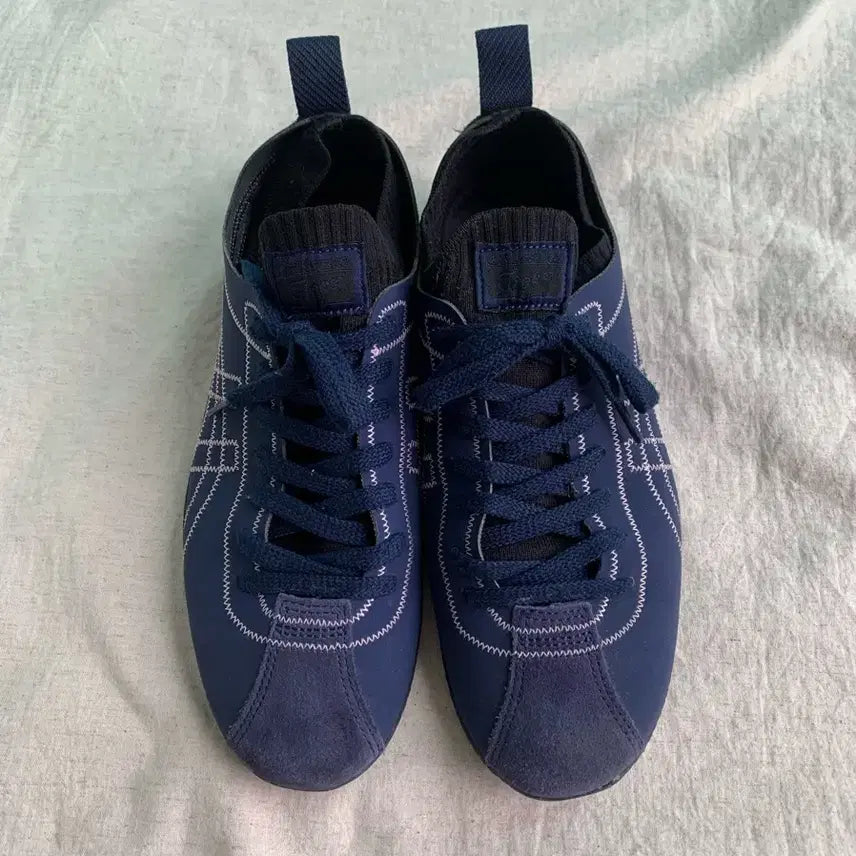 [BUNJANG] Onitsuka Tiger Sclaw Navy Sneakers 250 / 오니츠카 타이거 스클로우 Sclaw navy 250