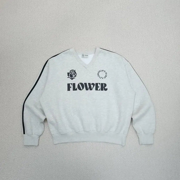[BUNJANG] Hebism Women's Oversized Fleece Sweatshirt / (F)해비즘 여성 오버핏 기모 맨투맨 스웻셔츠 봄가을 W4713