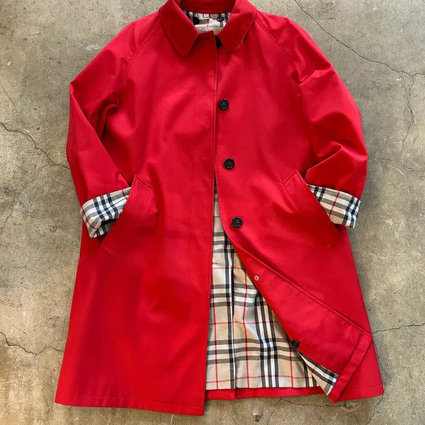 [BUNJANG] Burberry London Red Coat / BURBERRY LONDON 버버리 레드 코트