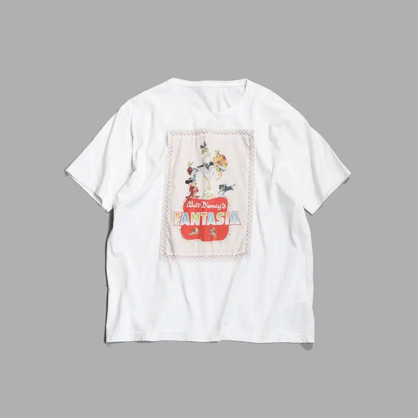 [BUNJANG] Porter Classic Disney Sashiko Patchwork T-Shirt / 포터클래식 디즈니 사시코 패치워크 반팔티셔츠