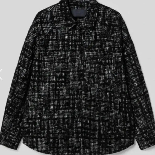 [BUNJANG] JUUN.J Double Pocket Tweed Shirt / 준지 더블포켓 트위드 셔츠 팝니다