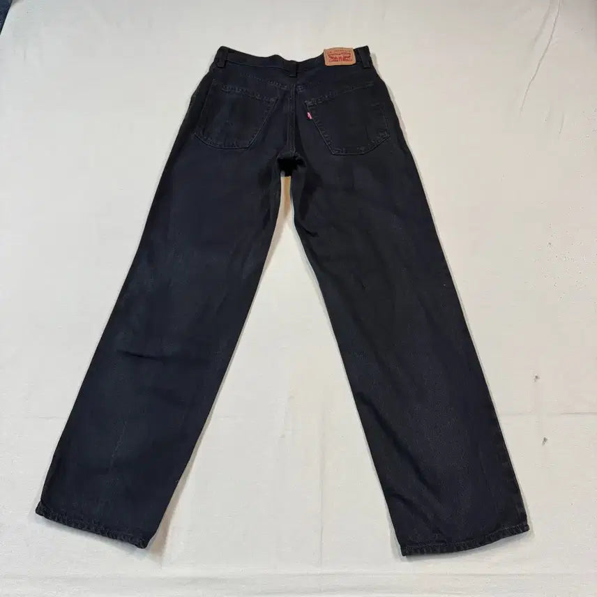 [BUNJANG] Levi's Wide Straight Black Jeans / 29inch) 리바이스 와이드 스트레이트 청바지 블랙진 흑청 F88