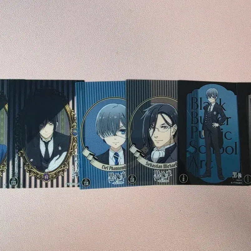 [BUNJANG] Black Butler Clear Card Set (Ciel/Sebastian & Others) / 흑집사 클리어 카드 시엘/세바스찬 외 일괄