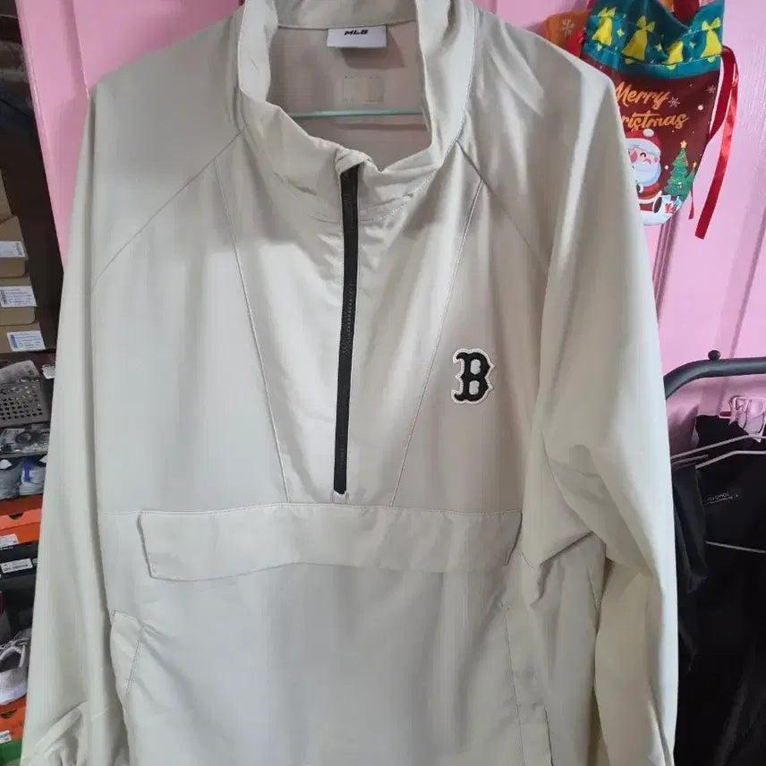 [BUNJANG] MLB Unisex Basic Anorak / MLB 공용 베이직 아노락