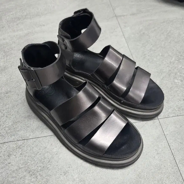 [BUNJANG] Dr. Martens Clarissa Metallic Sandals / 닥터마틴 클라리사 메탈릭 샌들 (UK3 / 225~230mm추천)