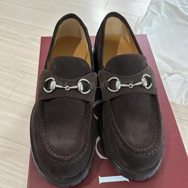 [BUNJANG] Gucci Horsebit Suede Loafers / 구찌 홀스빗 스웨이드 로퍼