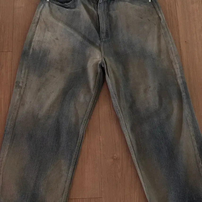 [BUNJANG] Anselm Aging Wide Denim Pants / [2] 안셀름 에이징 와이드 데님 팬츠