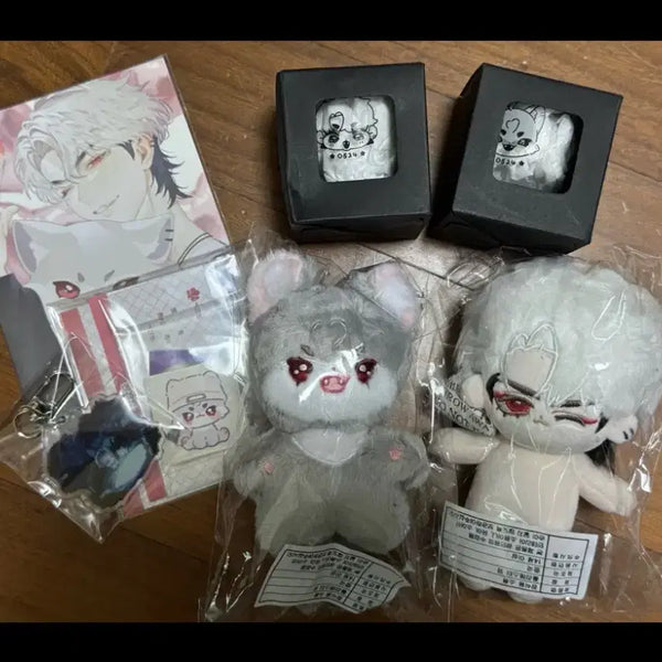 [BUNJANG] PLAVE Eunho Plushie Set (Neukddo/Tto'euno) / 플레이브 은호 속성 인형 늑뚀 뚀으노 세트