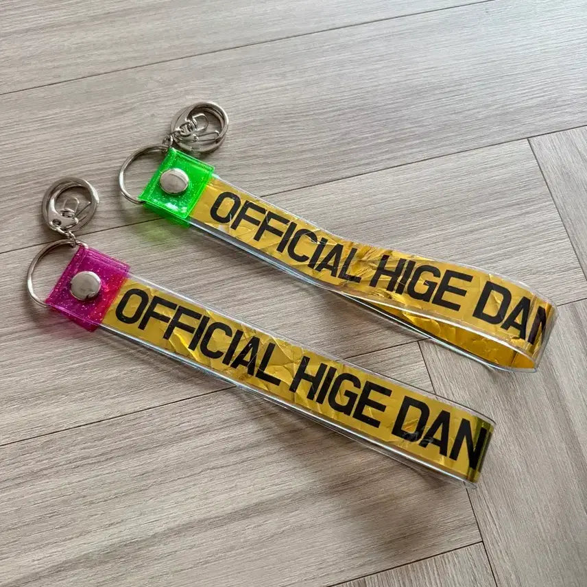 [BUNJANG] Official HIGE DANJI Guinte Keychain (Pink) / 히게단 긴테 키링 (녹색 판매완료)