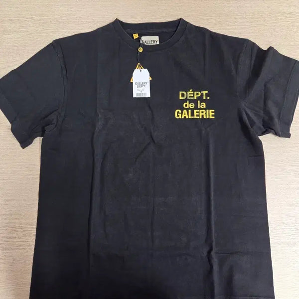 [BUNJANG] Gallery Dept. Black Short Sleeve T-Shirt / 갤러리 디파트먼트 반팔 티셔츠 블랙