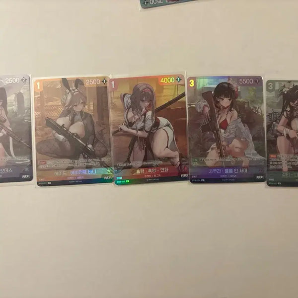 [BUNJANG] Niki Wave To You 5 Types Promo Card Bundle Set / 니케 웨이브 투유 프로모 카드 5종 일괄