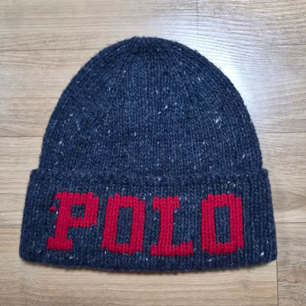 [BUNJANG] Polo Merino Wool Intarsia Beanie / 폴로 메리노울 인타르시아 비니