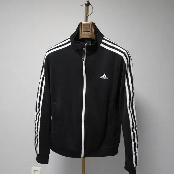 [BUNJANG] Adidas Three-Stripes Track Top - Black / 95 ) 아디다스 삼선 트랙탑 블랙