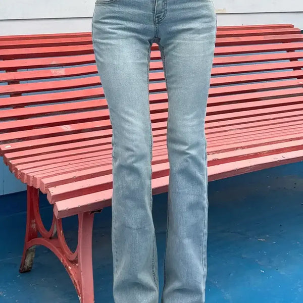 [BUNJANG] KindaMe Low-Waist Bootcut Pants / 카인다미 골반볼륨업 로우웨스트 연중청 부츠컷 팬츠