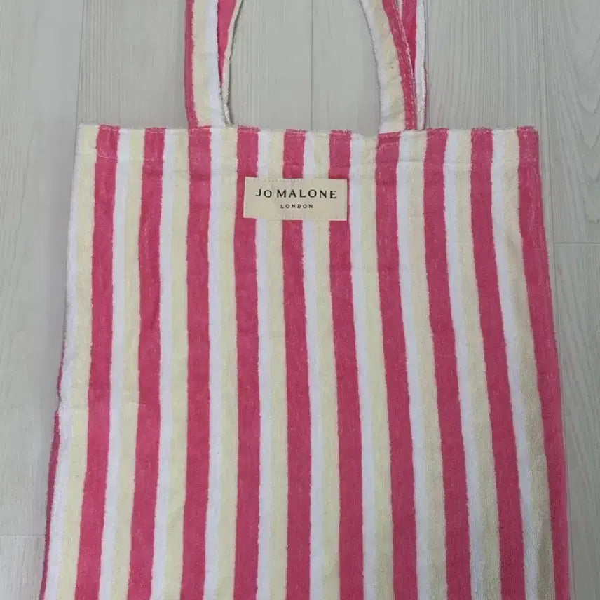 [BUNJANG] Jo Malone London Striped Terry Tote Bag / 조말론 런던 스트라이프 테리 토트백