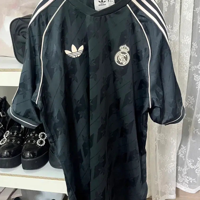 [BUNJANG] Adidas Real Madrid Black Jersey XL / 아디다스 레알마드리드 유니폼 블랙 XL