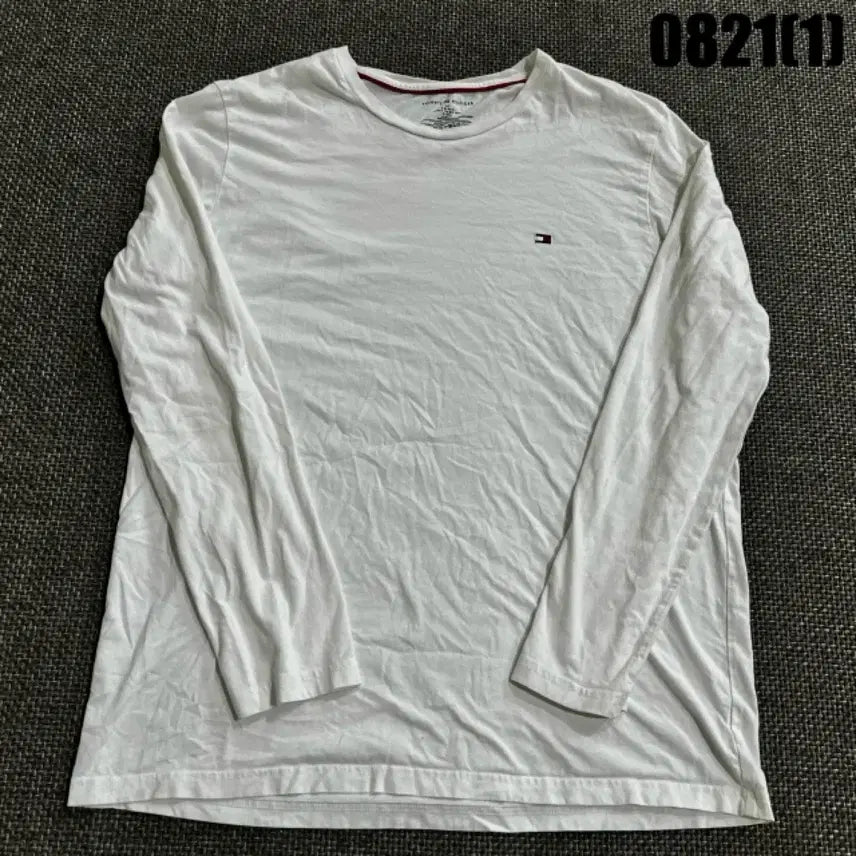 [BUNJANG] Tommy Hilfiger Long Sleeve T-Shirt White L / 타미힐피거 긴팔 티셔츠 흰색 L