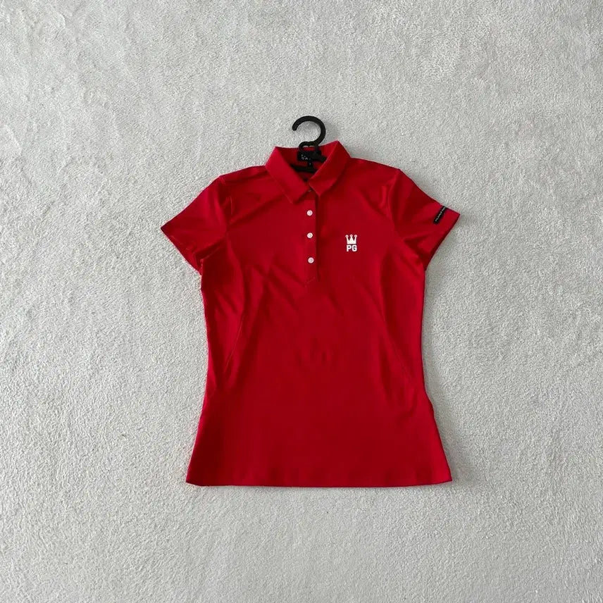 [BUNJANG] Parigates Women's Golf Short Sleeve Collar T-Shirt / 1 파리게이츠 여성 골프 반팔카라티셔츠