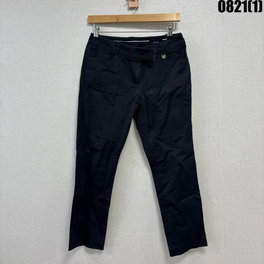 [BUNJANG] Hazzys Women's Black Pants (Size 70-94) / 헤지스 여성 블랙 바지 70-94