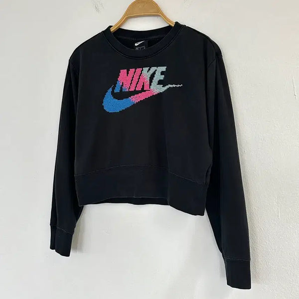 [BUNJANG] Nike Crew Fleece Long Sleeve Top / 나이키 크루 플리스 롱슬리브 탑