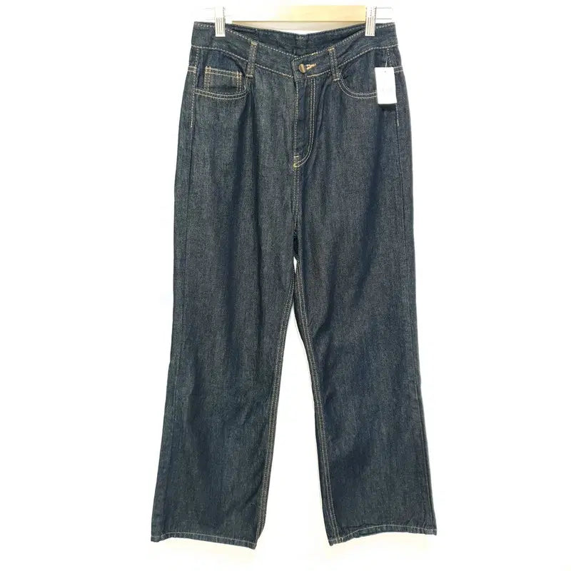 [BUNJANG] Aura Company Women's Raw Denim Pants L_M2705 / 아우라컴퍼니 여성 생지 데님 팬츠 L_M2705