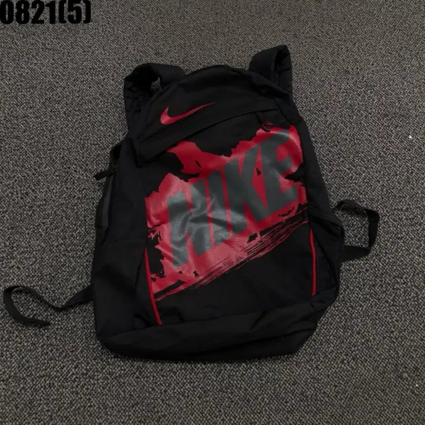 [BUNJANG] Nike Backpack Black/Red / 나이키 백팩 블랙/레드