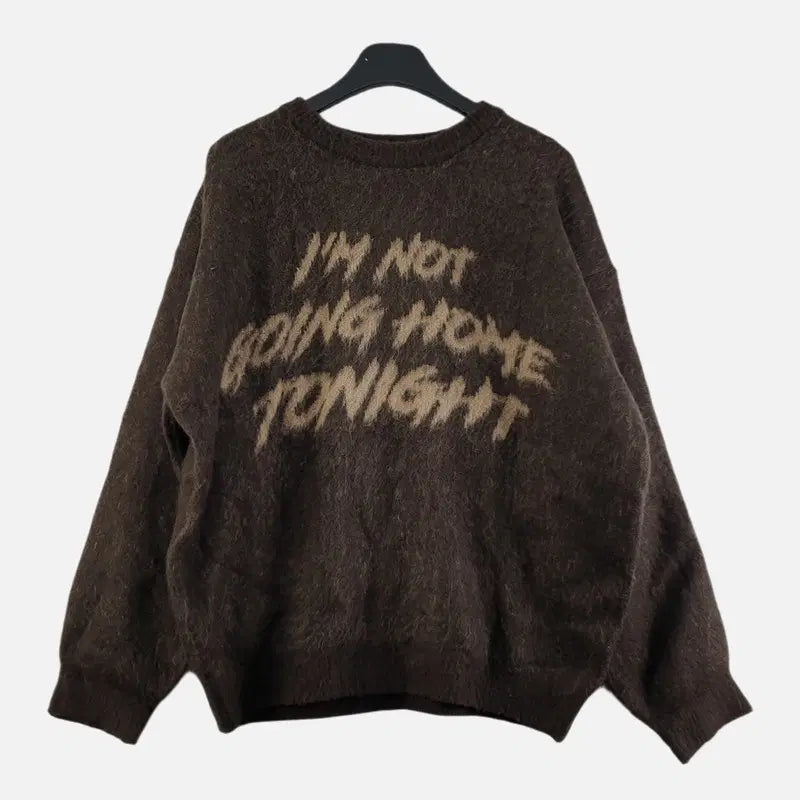 [BUNJANG] Brown Knit Sweater / 브라운 여자 FREE 니트 O1424