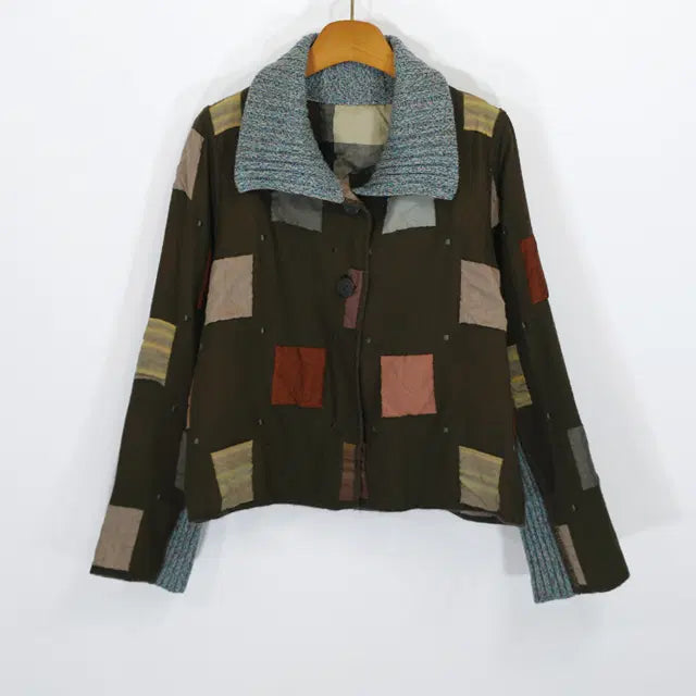 [BUNJANG] Vintage Reversible Patchwork Jacket / vintage 리버시블패치워크자켓