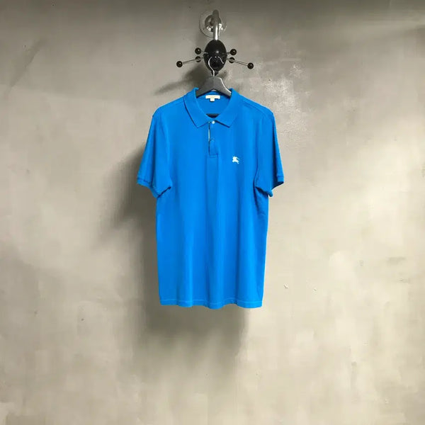 [BUNJANG] Burberry Polo Shirt Short Sleeve Blue L / 버버리 PK 반팔 카라티 블루 L