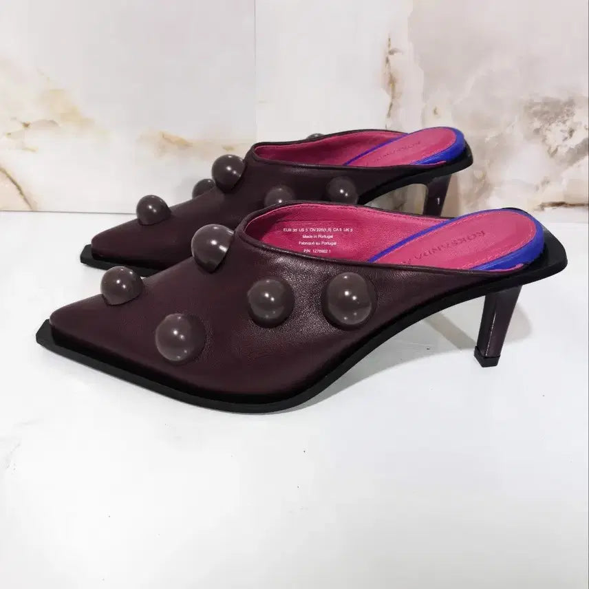 [BUNJANG] Roksanda x & Other Stories Beaded Leather Mules / 36 230mm 록산다 x 앤아더스토리즈 비디드 레더 뮬