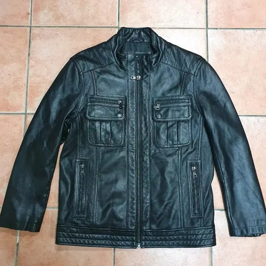 [BUNJANG] CARRERA Italy 100% Genuine Lambskin Leather Jacket Black / 까레라(CARRERA) 이태리 천연 양가죽 재킷 (남성 95 / M) 판매합니다