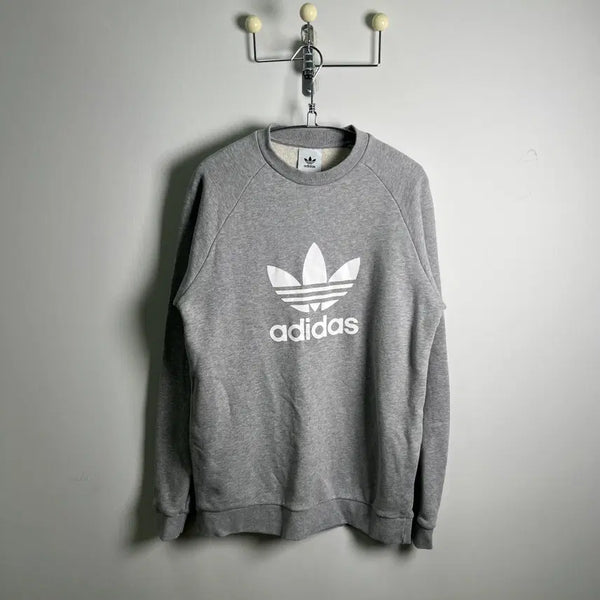 [BUNJANG] Adidas Crewneck Sweatshirt Grey L / ADIDAS 아디다스 크루넥 그레이 맨투맨 L