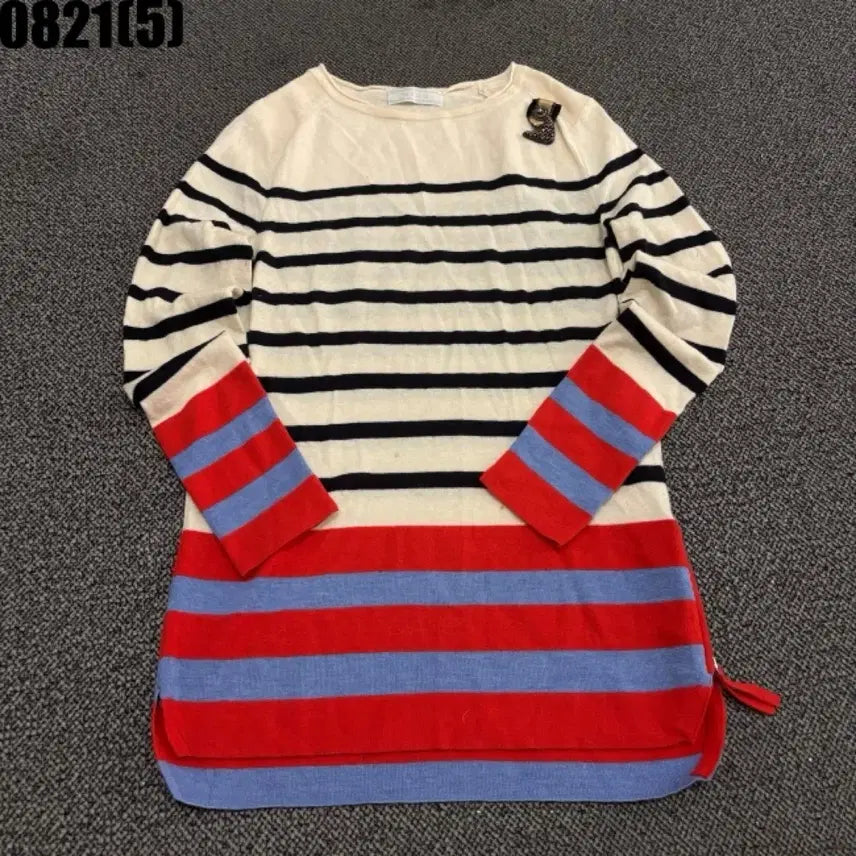 [BUNJANG] Vintage Striped Knit Dress / 빈티지 스트라이프 니트 원피스