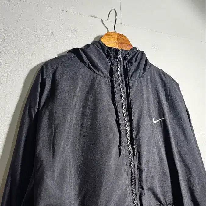 [BUNJANG] Nike Windbreaker Zip-Up Jacket Black M / 나이키 바람막이 집업 자켓 m