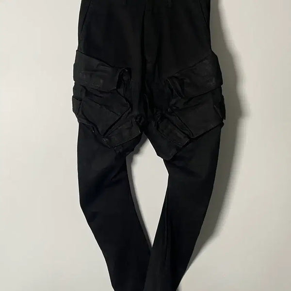 [BUNJANG] Julius Gasmask Coated Cargo Pants / 율리우스 가스마스크 코팅 카고 팬츠 (onp.100)