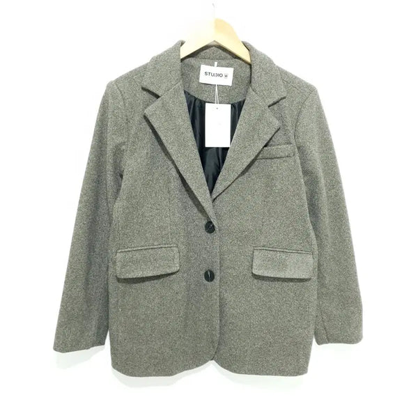 [BUNJANG] Women's Wool Jacket F_W0671 / 여성 모직 자켓 F_W0671