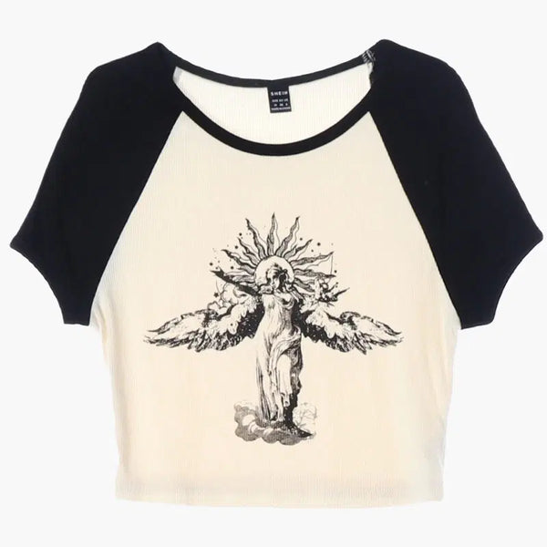 [BUNJANG] SHEIN Women's Short Sleeve T-Shirt (M) / SHEIN 반팔티 WOMEN (M) TTLARH2034