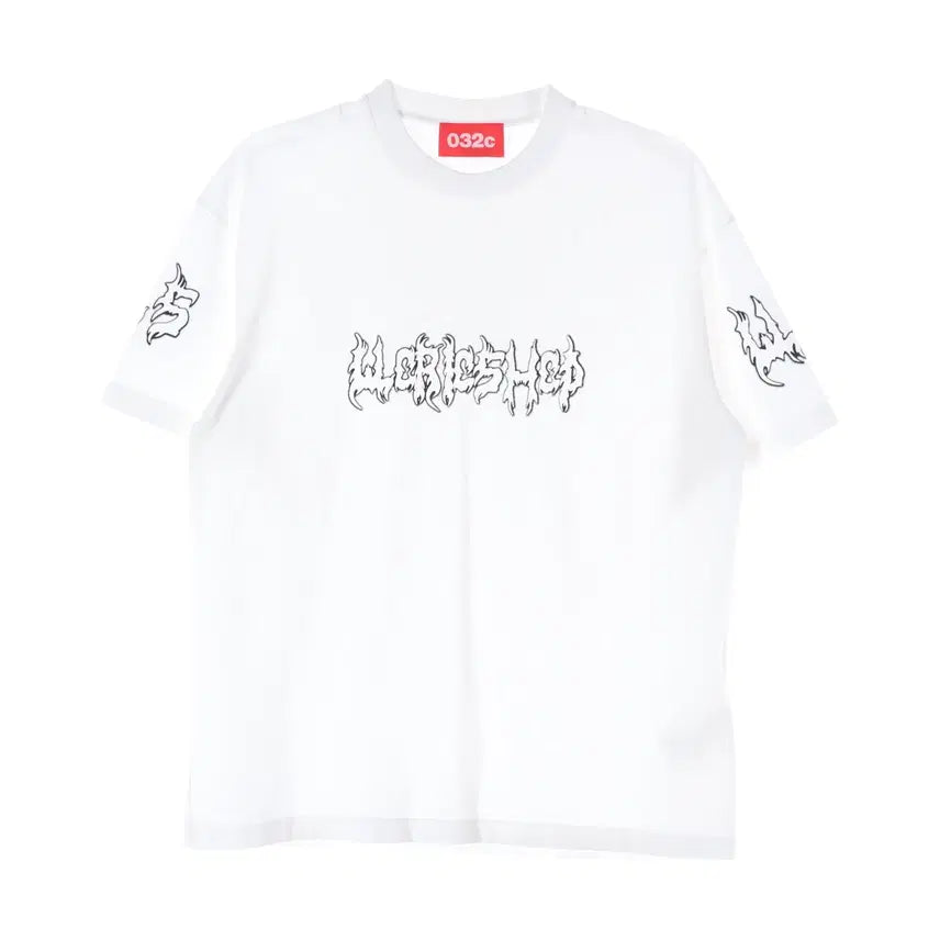 [BUNJANG] 032C 25SS Faceless T-Shirt, Short Sleeve, White / 032C 25SS 페이스리스 티셔츠 반팔 화이트