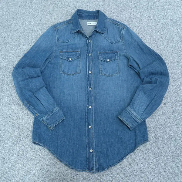[BUNJANG] Zara Cotton Shirt / EUR S US S MEX 26 자라 셔츠 | 0821C01